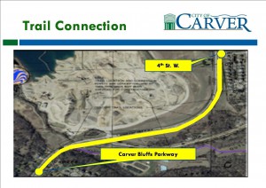 Proposed Trail along Jonathan Carver Parkway / CR 11